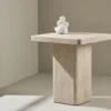 Soffbord 'Qvart' 50x50cm - Beige