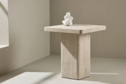 Soffbord 'Qvart' 50x50cm - Beige