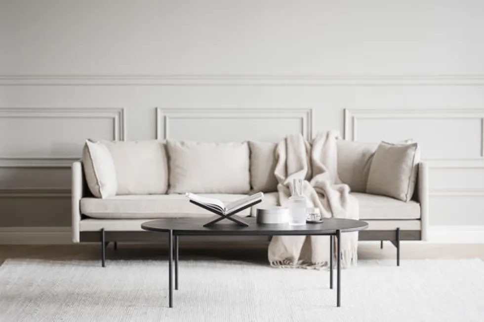 Soffbord 'Skye' 120x60cm - Svart