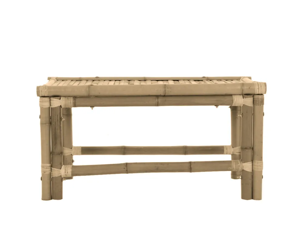 Soffbord/Trädgårdsbänk 'Bambu' - Natur