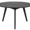 Soffbord 'Yumi' Runt 90cm - Svart