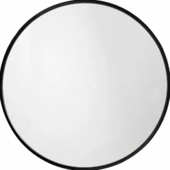 Spegel 'Rund' 80cm - Svart
