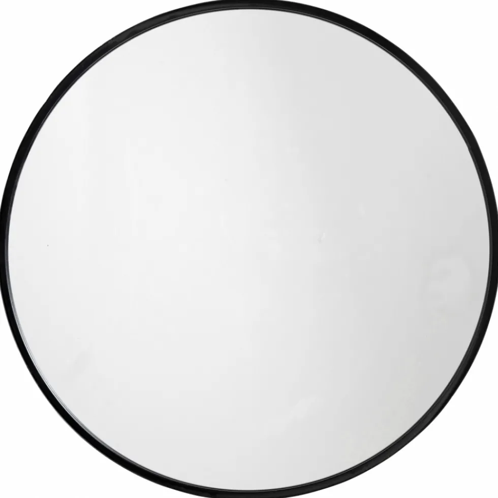 Spegel 'Rund' 80cm - Svart