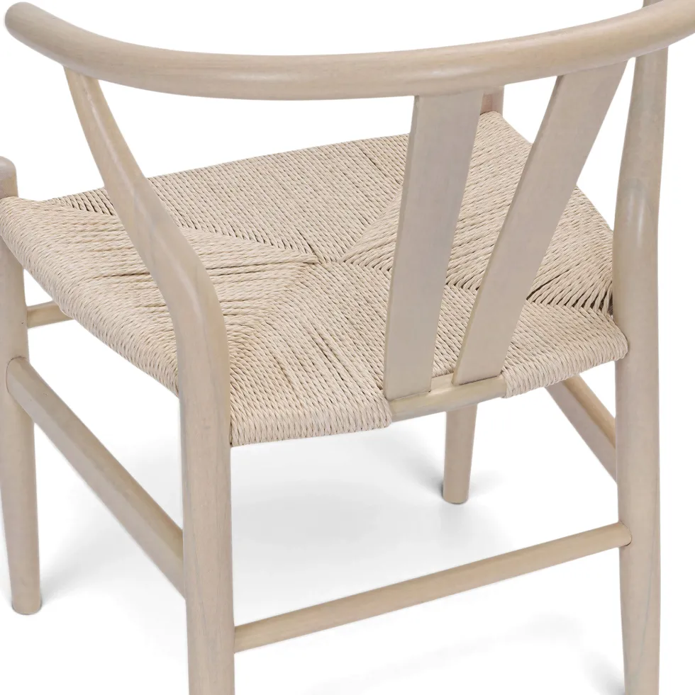 Stol 'Alta' - Beige/Vit pigmenterad