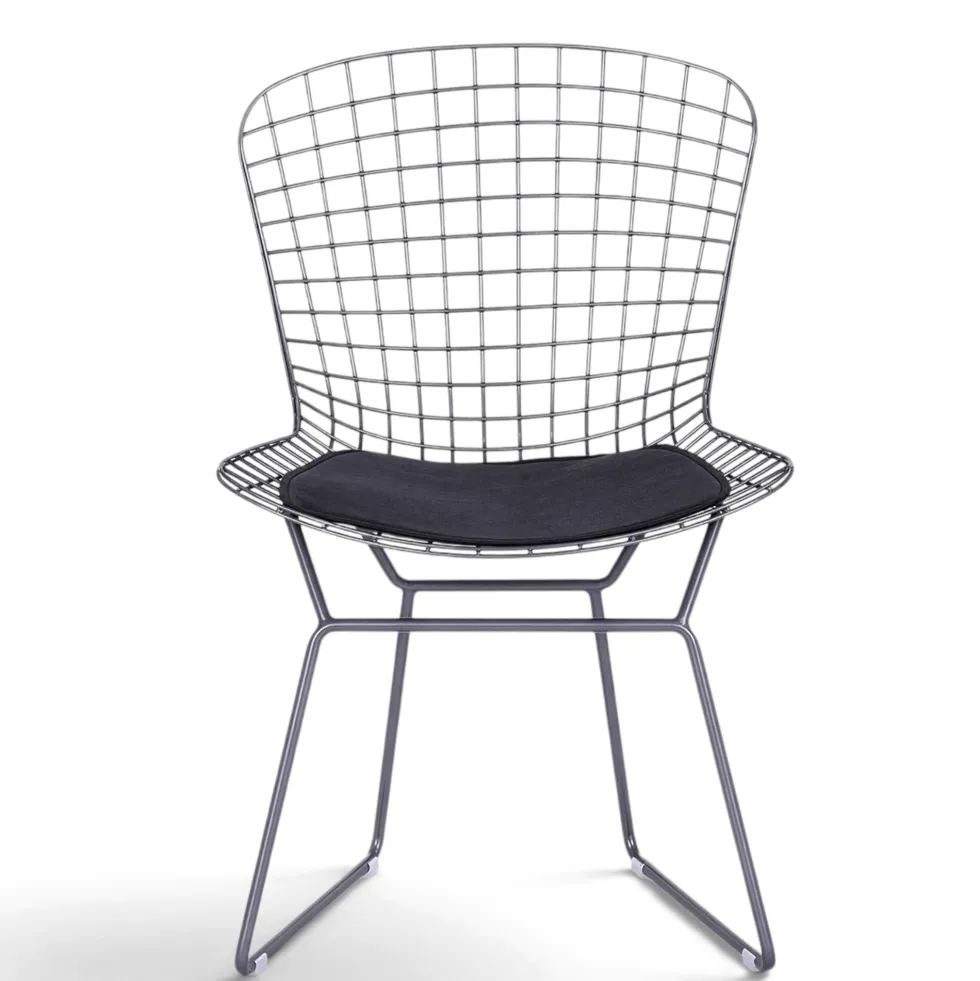 Stol 'Bertoia' - Silver/Grå