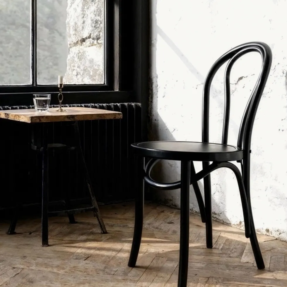 Stol 'Bistro' - Trä/Svart