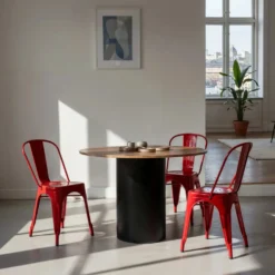 Stol 'Montmartre' - Röd lackad