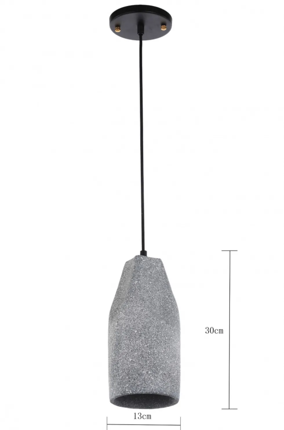 Taklampa 'Stone Cylinder' - Cement