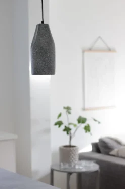 Taklampa 'Stone Cylinder' - Cement