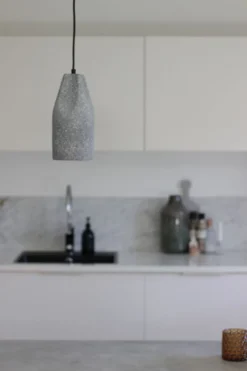 Taklampa 'Stone Cylinder' - Cement