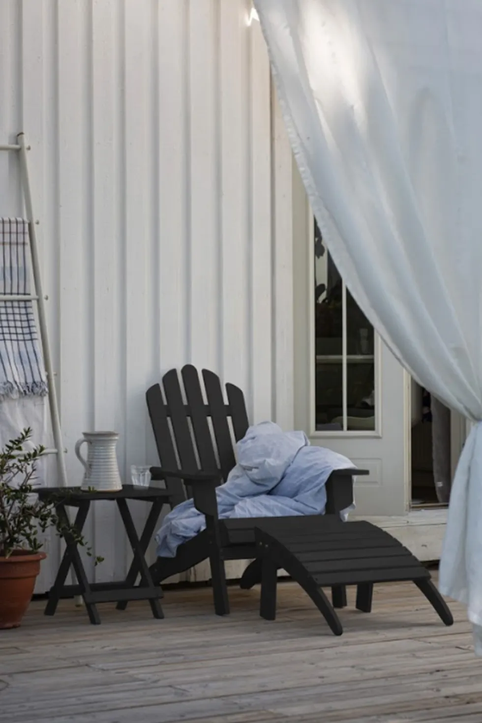 Trädgårdsbord 'Lounge' - Svart