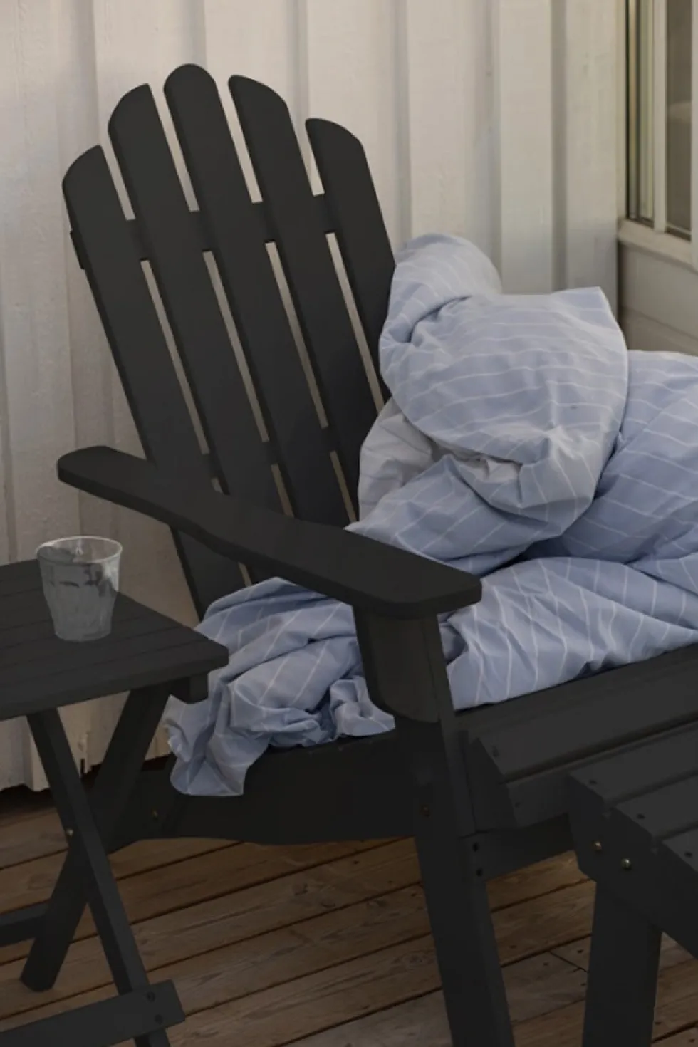 Trädgårdsbord 'Lounge' - Svart