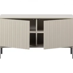 TV-bänk ‘New Gravure’ 100 cm - Beige/Svart