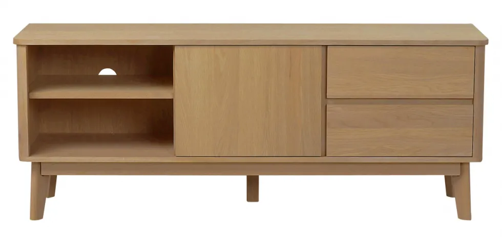 TV-bänk 'Yumi' 152x42cm - Ek