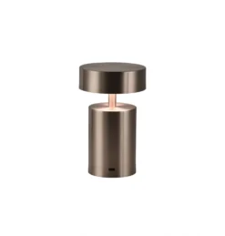 Uppladdningsbar lampa 'Boxholm' - Silver